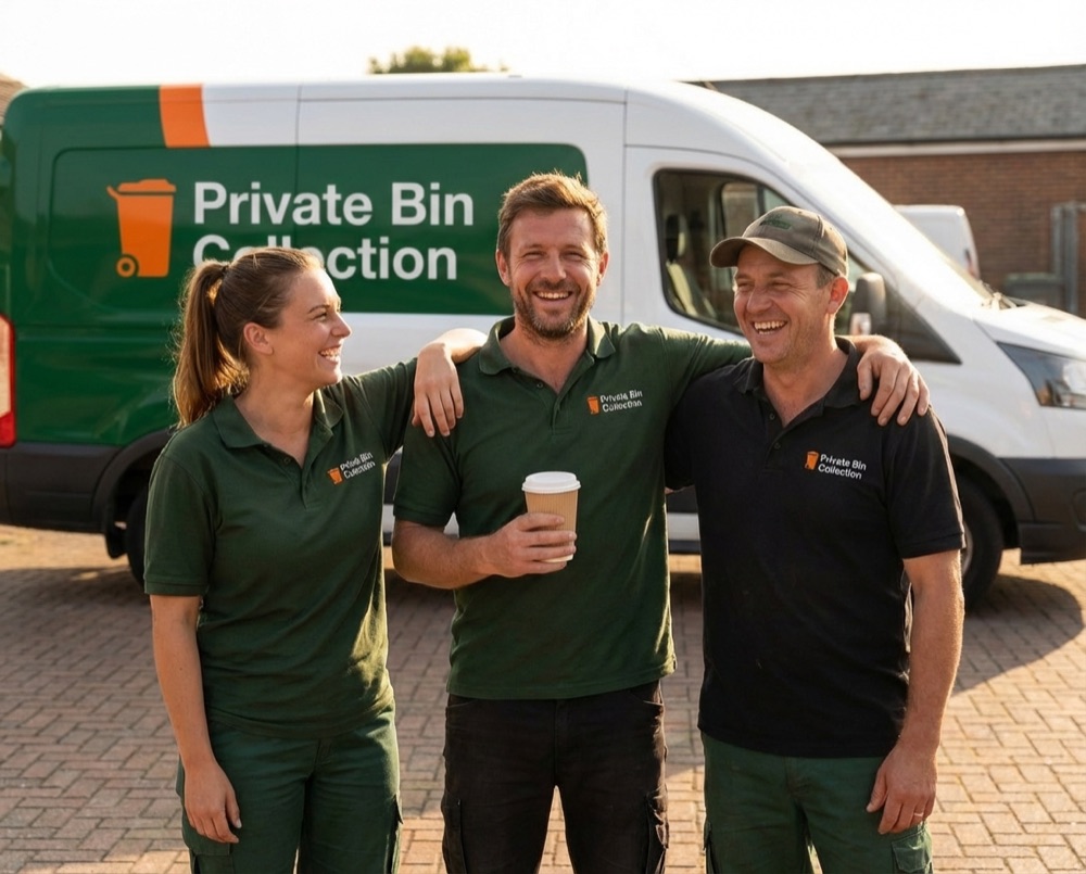 Local private bin collection team serving Felpham, West Sussex